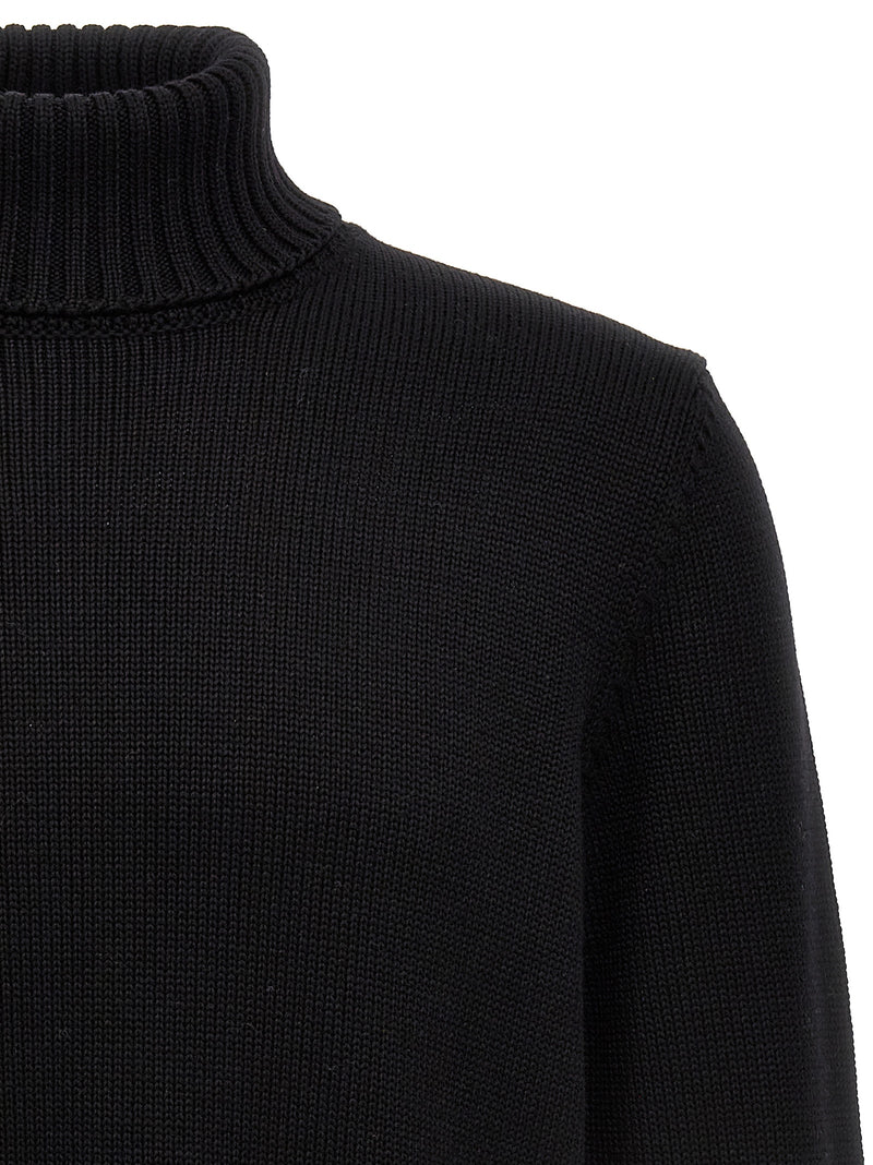 ZANONE Black Virgin Wool Cardigan for Men