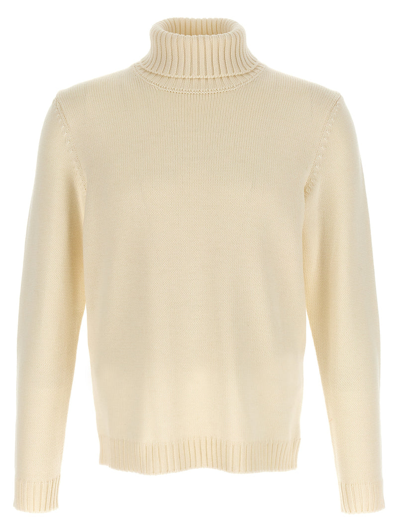 ZANONE White Virgin Wool Cardigan for Men
