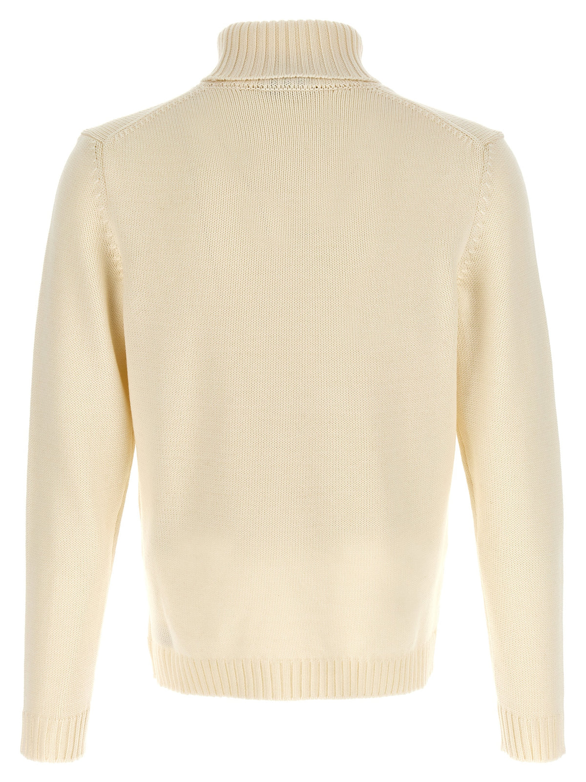 ZANONE White Virgin Wool Cardigan