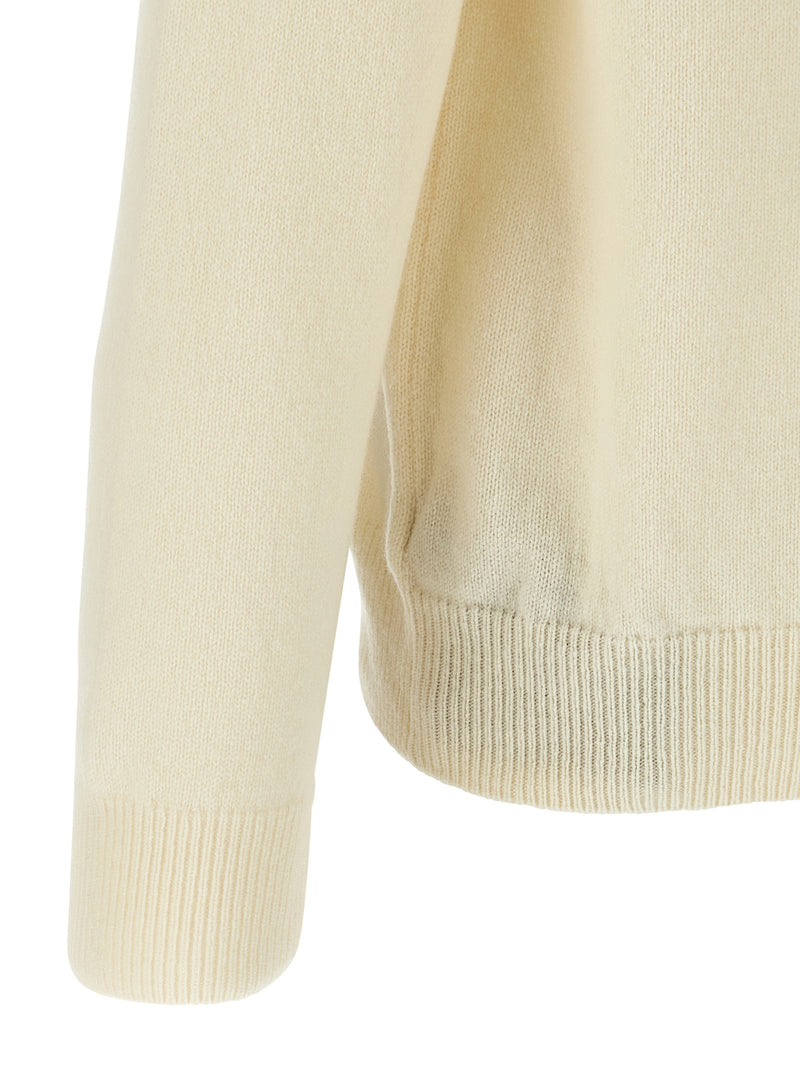 ZANONE White Virgin Wool Cardigan for Men