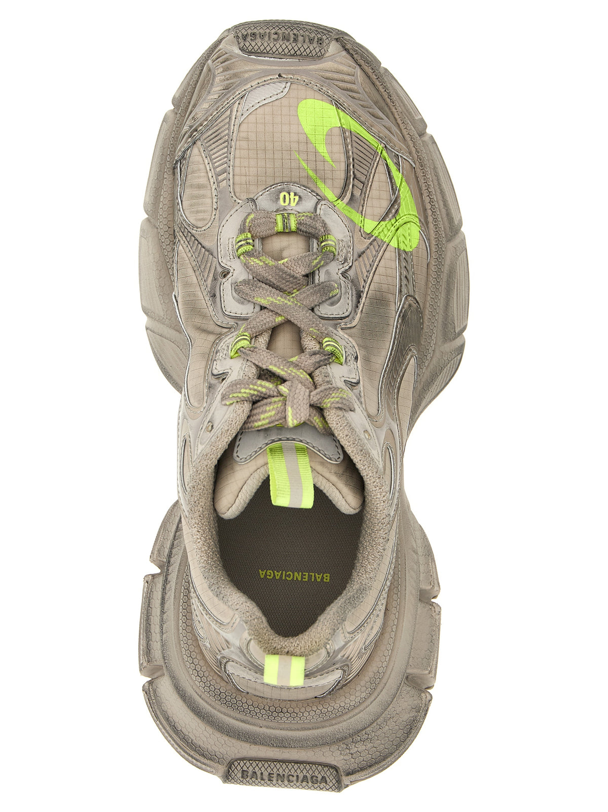 Balenciaga Gray Polyethylene Athletic Sneakers