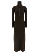 Tom Ford Brown Cashmere Long Dress