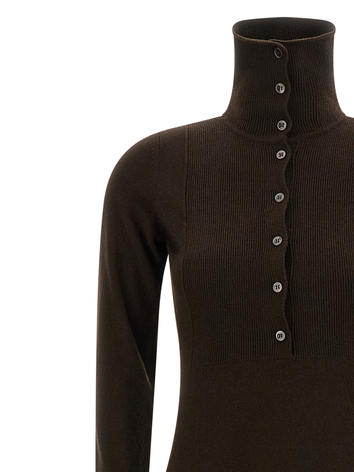 Tom Ford Brown Cashmere Long Dress