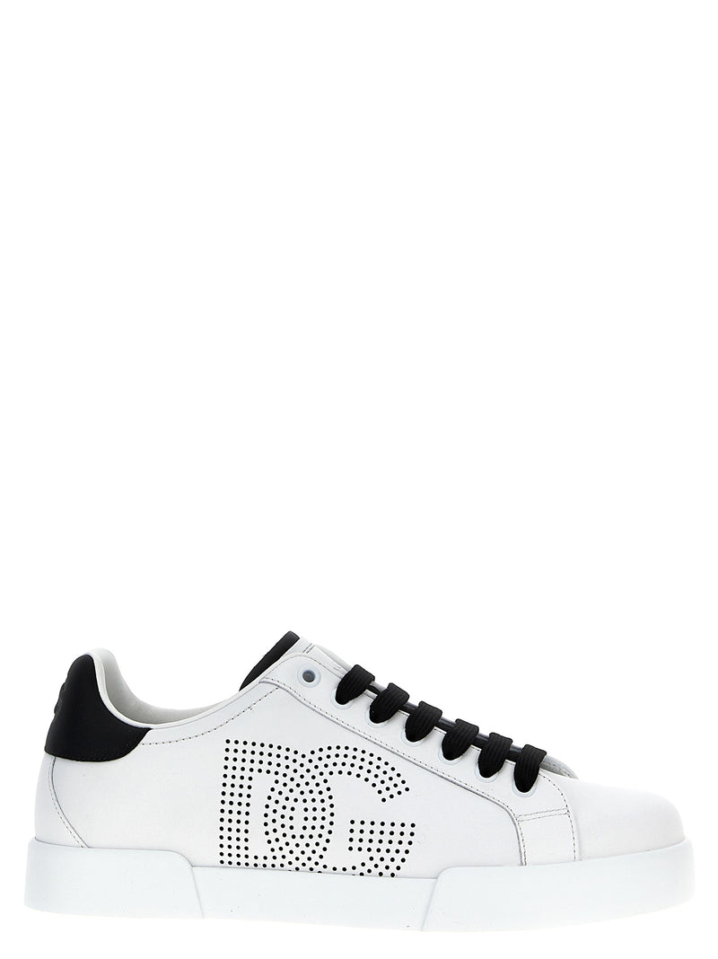Dolce & Gabbana Bicolor Calfskin Low Top Sneakers - Portofino