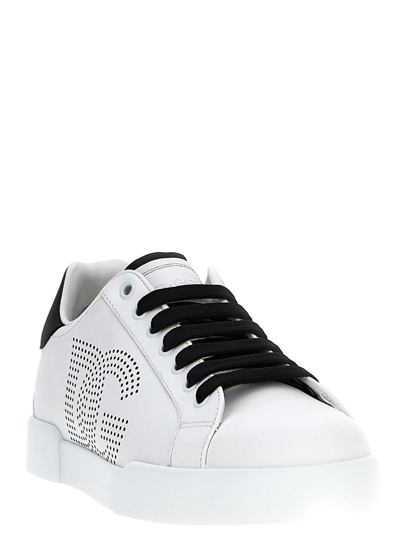 Dolce & Gabbana Bicolor Calfskin Low Top Sneakers - Portofino