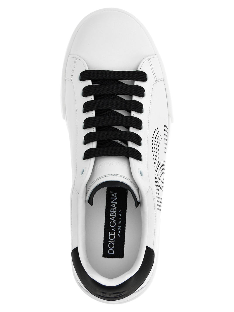 Dolce & Gabbana Bicolor Calfskin Low Top Sneakers - Portofino