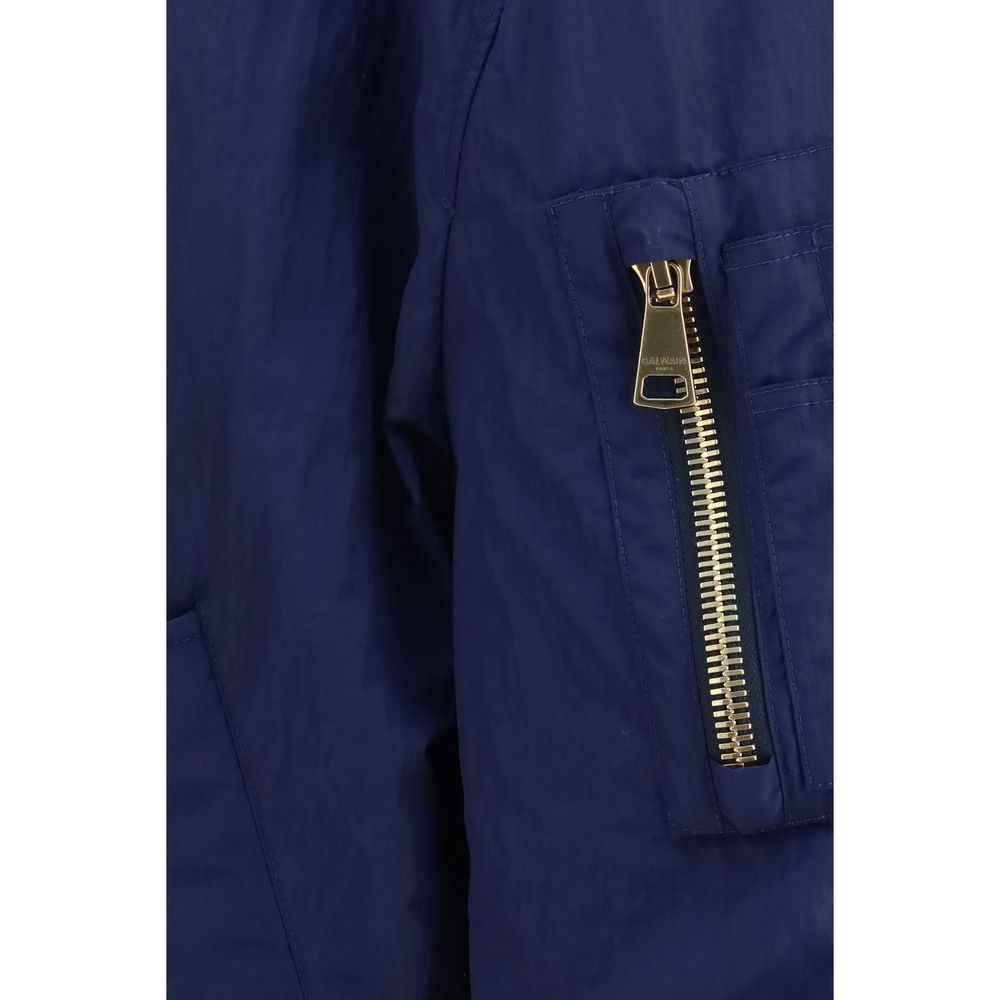 Bomber Balmain Bleu en Polyamide