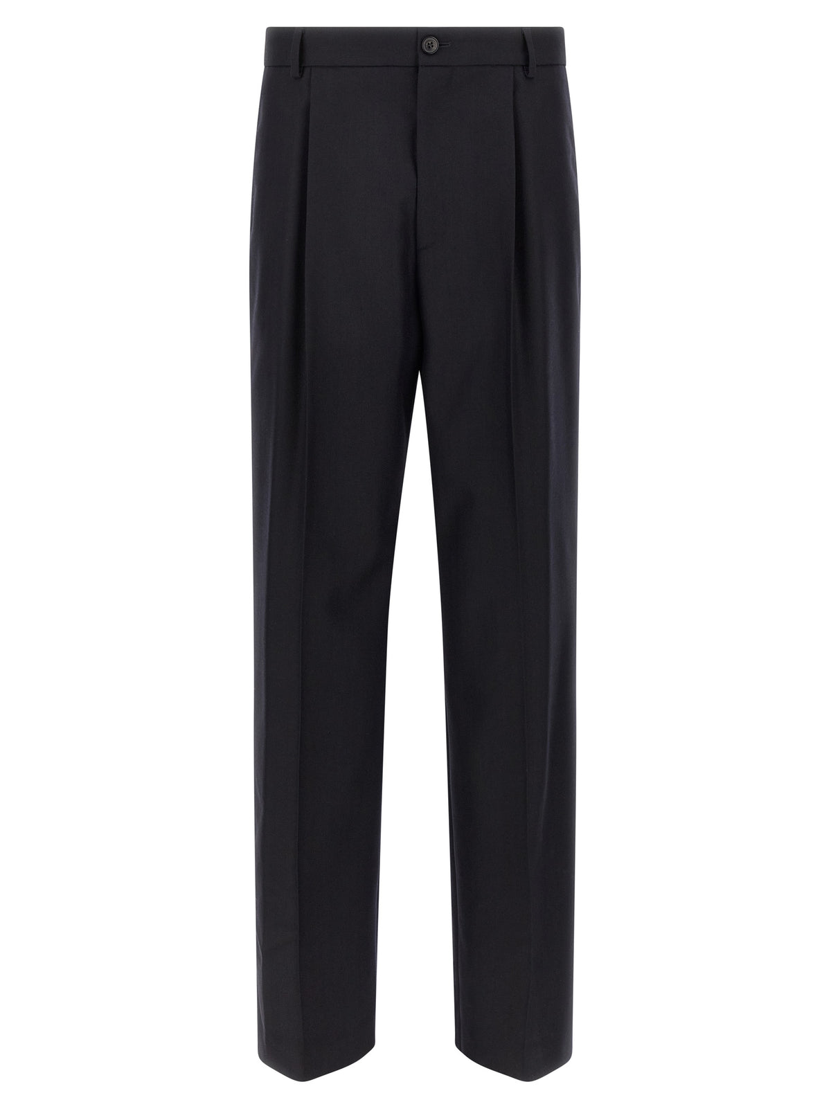 Dries Van Noten Penrud Blue Wool Dress Pants for Men