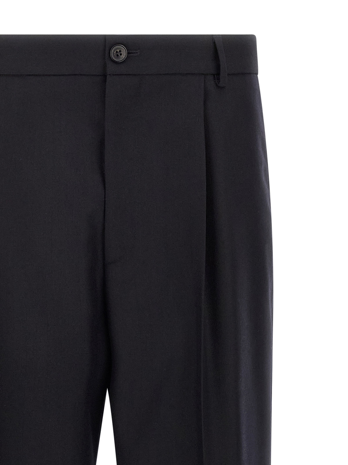 Dries Van Noten Penrud Blue Wool Dress Pants for Men