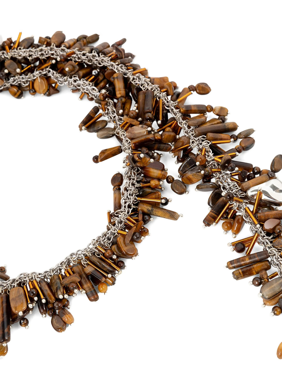 Dries Van Noten Collier en Viscose Marron