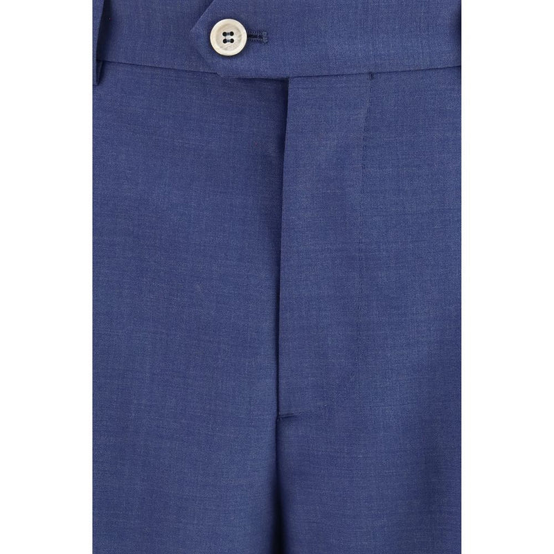 Brunello Cucinelli Blue Wool Oves Aries Two-Piece Suit