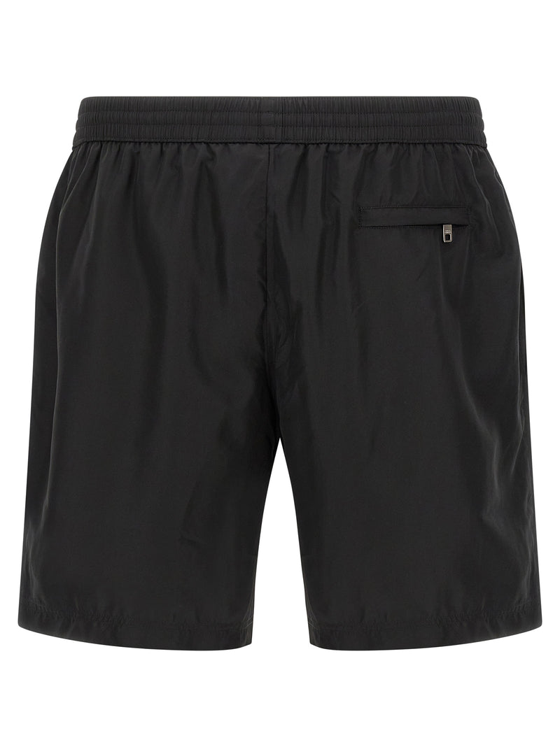 Dolce & Gabbana Black Polyamide Swim Shorts