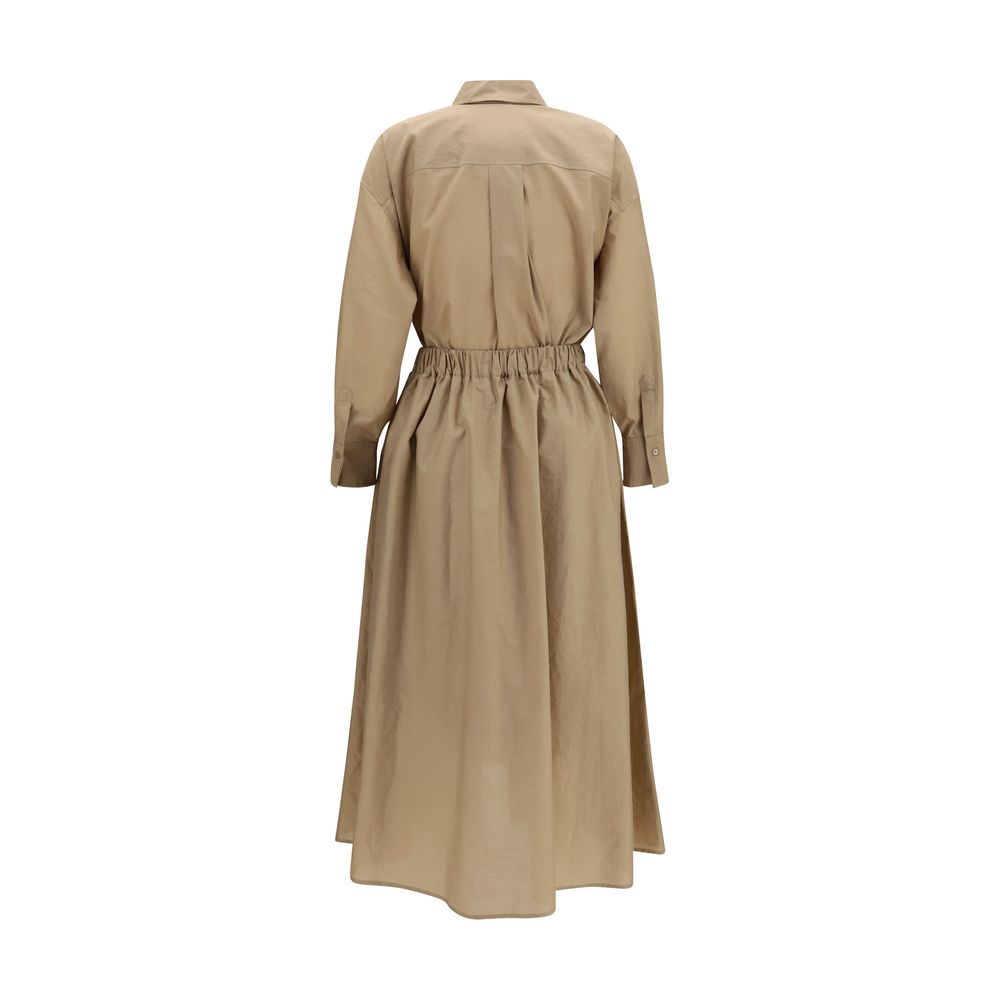 Brunello Cucinelli Beige Cotton Casual Dress for Women