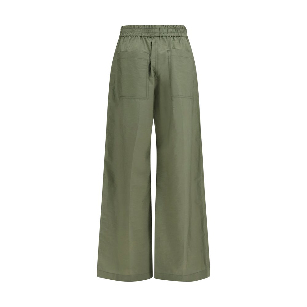 Brunello Cucinelli Bicolor Cotton Casual Pants - SS26