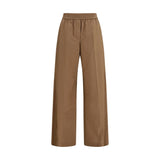 Brunello Cucinelli Brown Cotton Casual Pants for Women