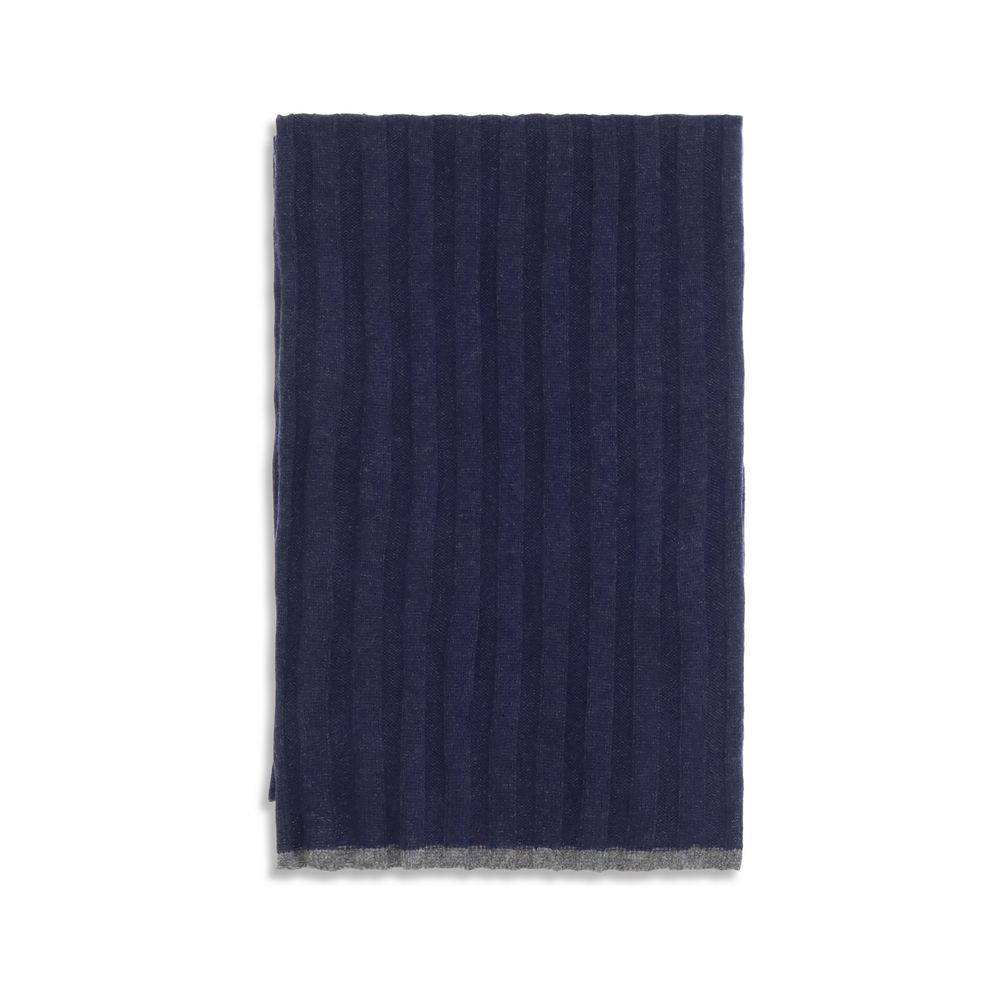 Brunello Cucinelli Foulard en cachemire bleu