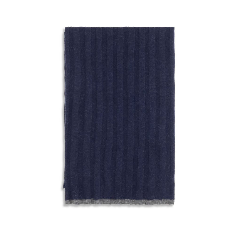Brunello Cucinelli Foulard en cachemire bleu