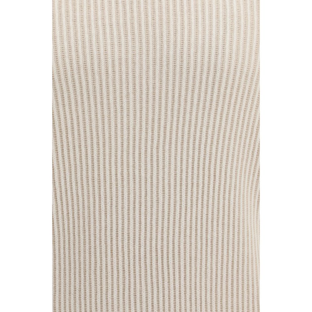 Col roulé Brunello Cucinelli en cachemire beige
