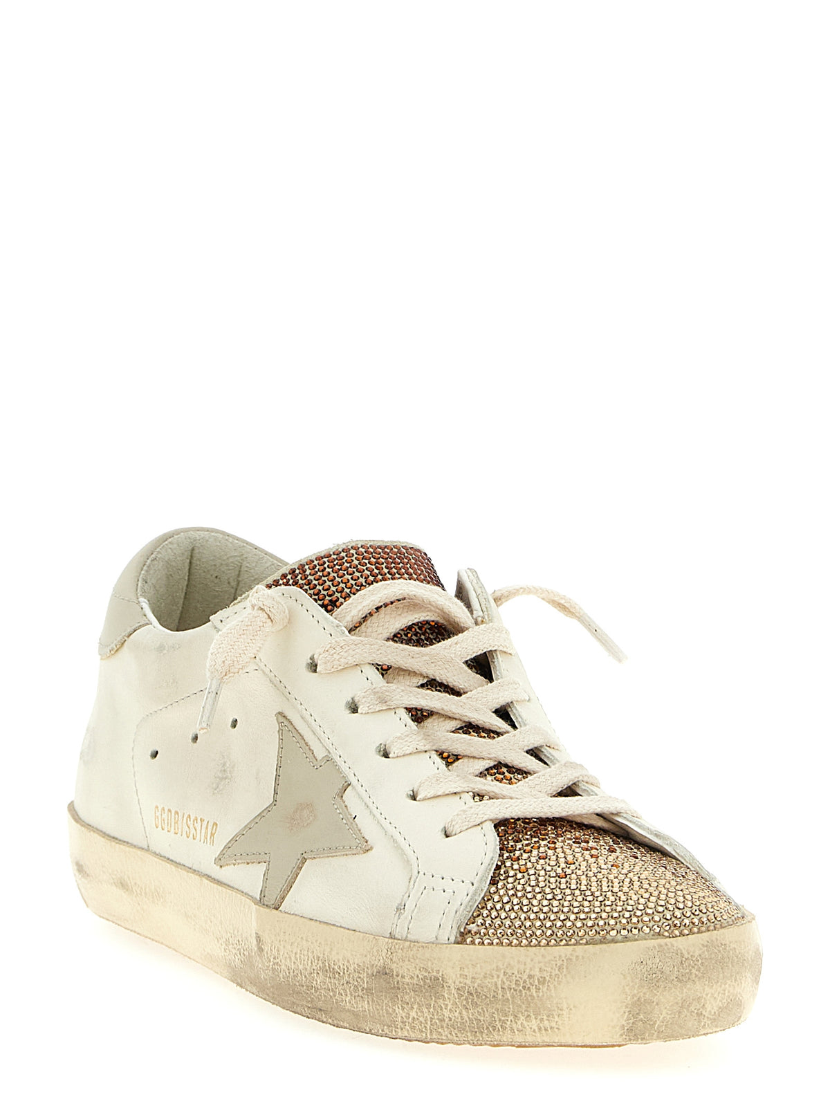 Baskets basses Golden Goose en cuir de vachette multicolore