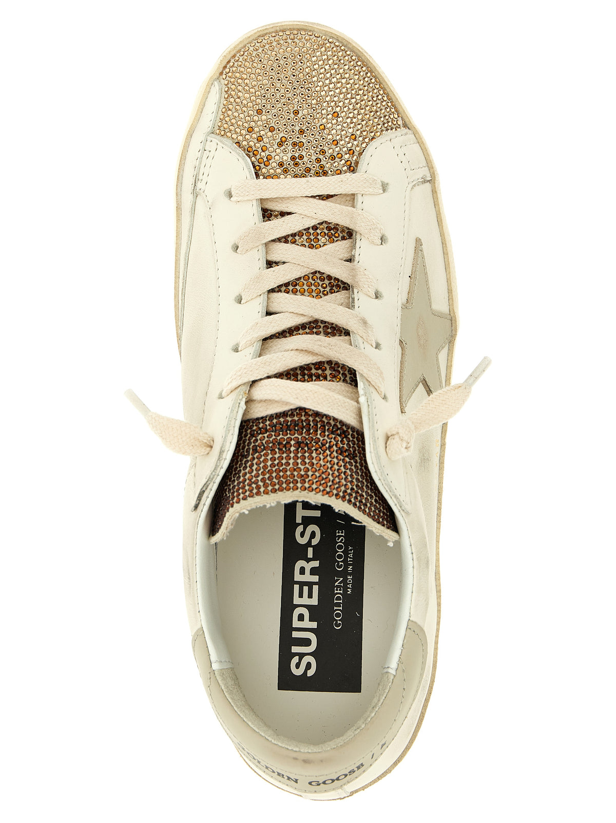 Baskets basses Golden Goose en cuir de vachette multicolore