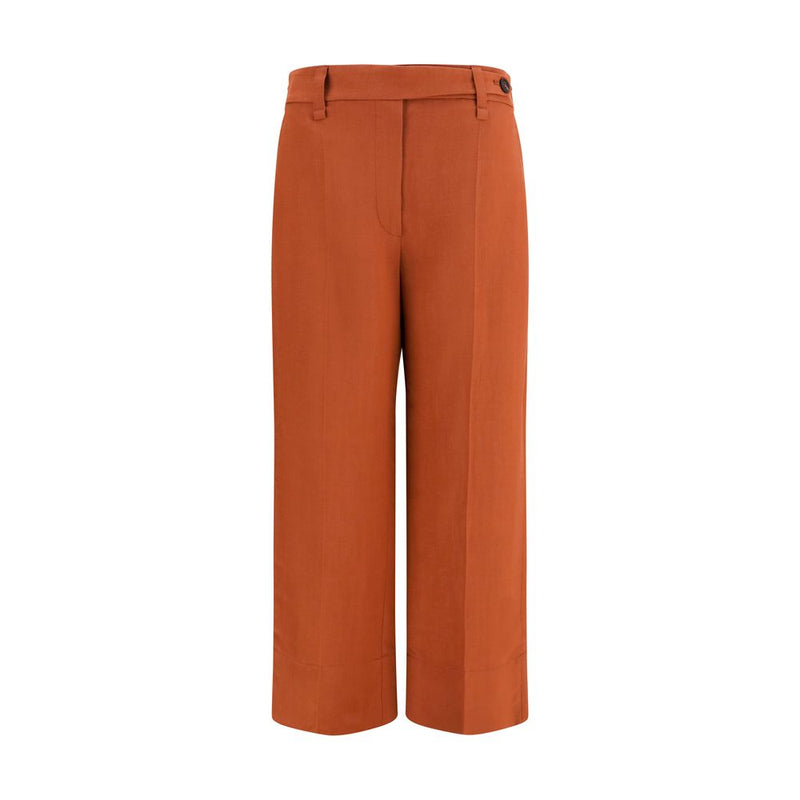 Brunello Cucinelli Brown Viscose Casual Pants for Women