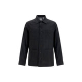 Brunello Cucinelli Black Linen Denim Jacket