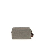 Portefeuille Brunello Cucinelli en Laine Grise Oves Aries