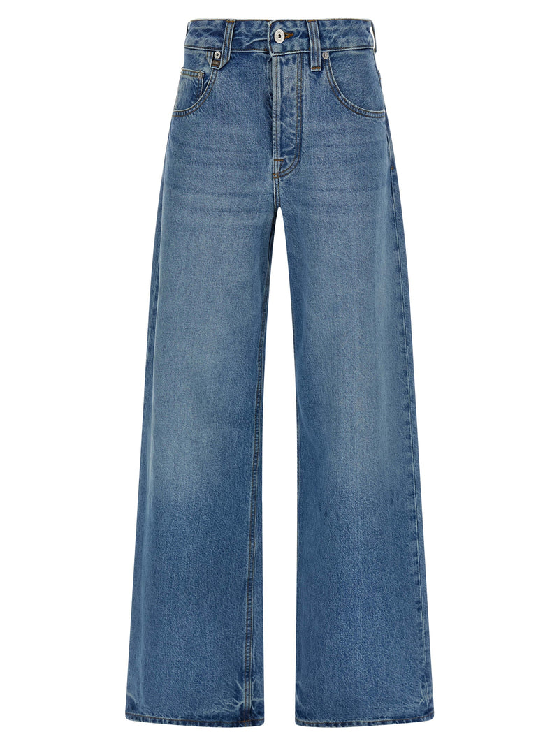 Jacquemus Le De-Nîmes Large Light Blue Cotton Jeans