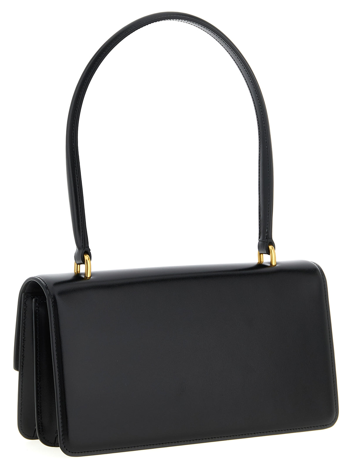 Valentino Garavani Vain Black Calfskin Shoulder Bag