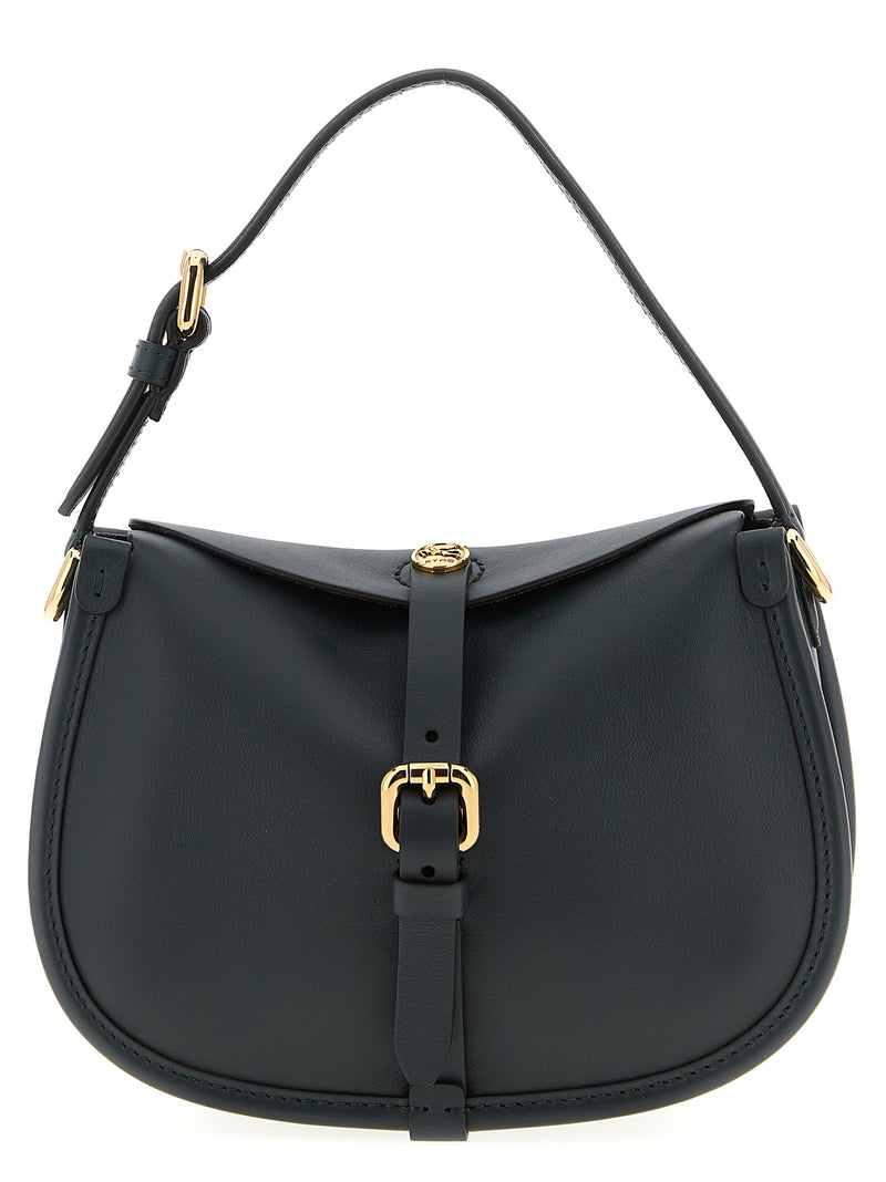 Etro Bicolor Calfskin Crossbody Bag - Green
