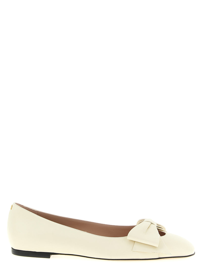 Valentino Garavani White Leather Ballet Flats - Bowow Model