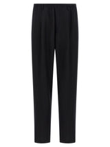 CELLAR DOOR Black Wool Casual Pants