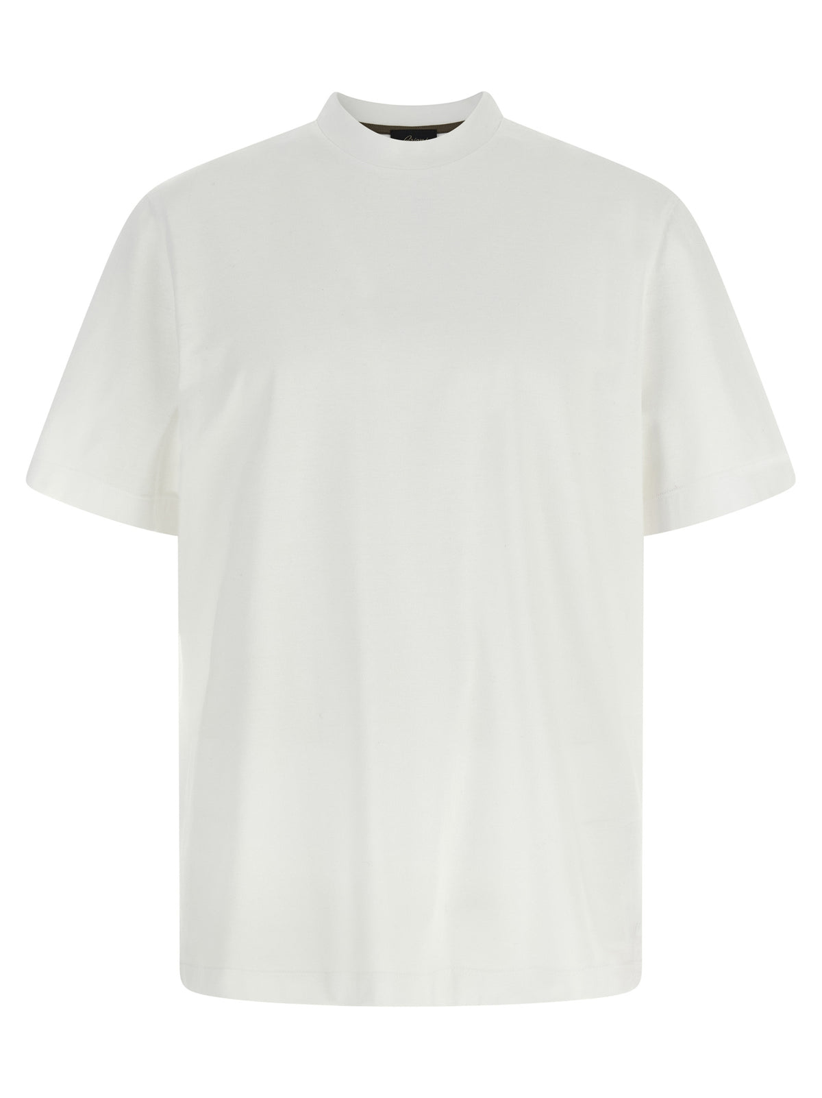 Brioni White Cotton T-Shirt - Luxurious Comfort & Style