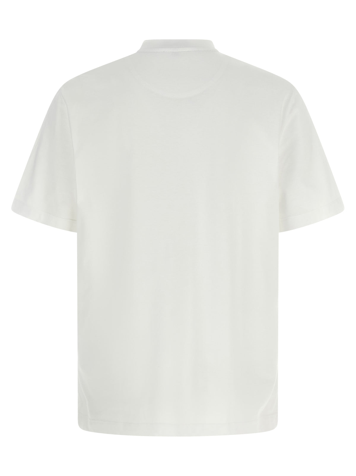 Brioni White Cotton T-Shirt - Luxurious Comfort & Style