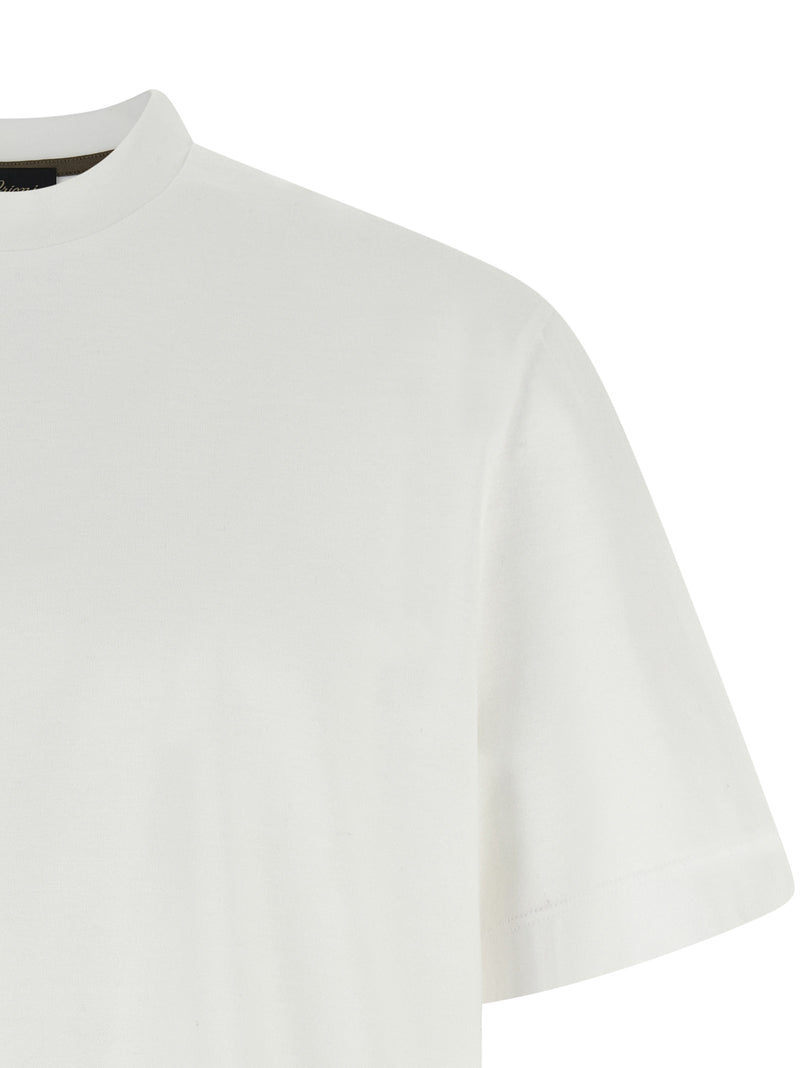 Brioni White Cotton T-Shirt - Luxurious Comfort and Style