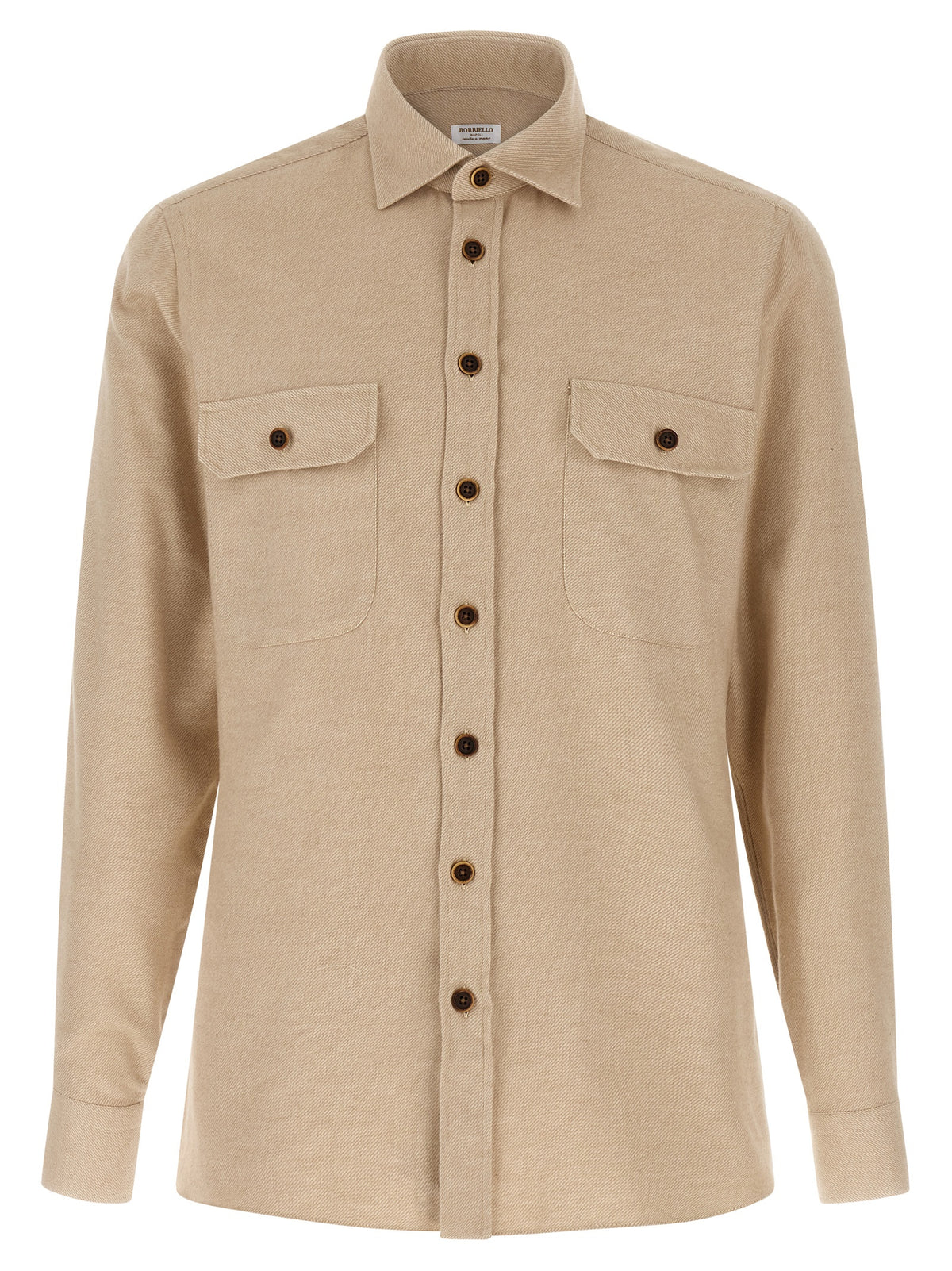 Chemisier en coton beige BORRIELLO