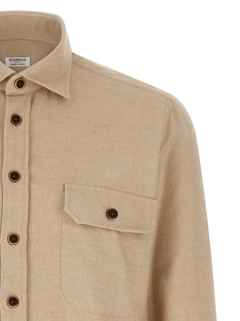Chemisier en coton beige BORRIELLO