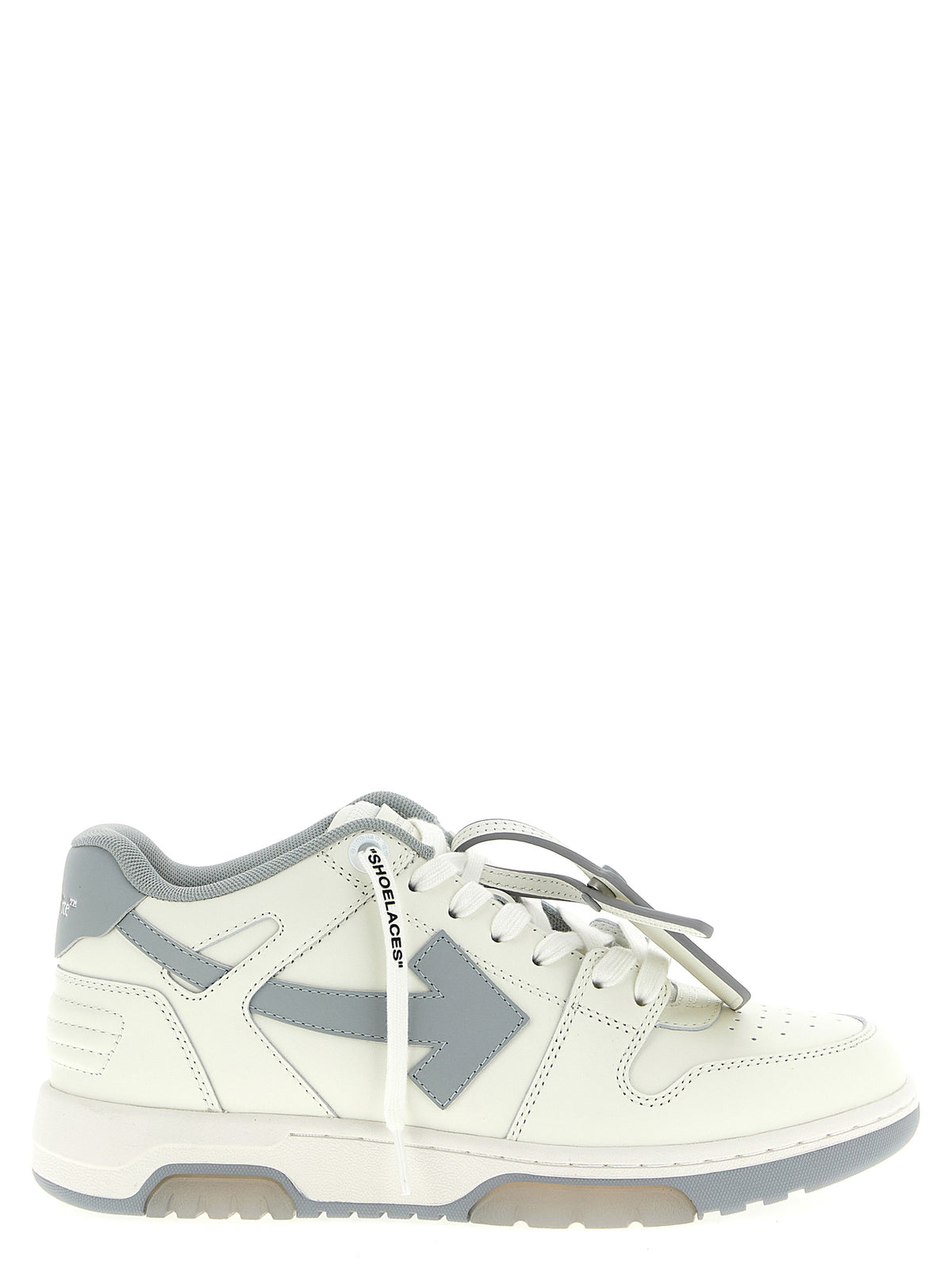 Baskets basses Off-White en cuir gris