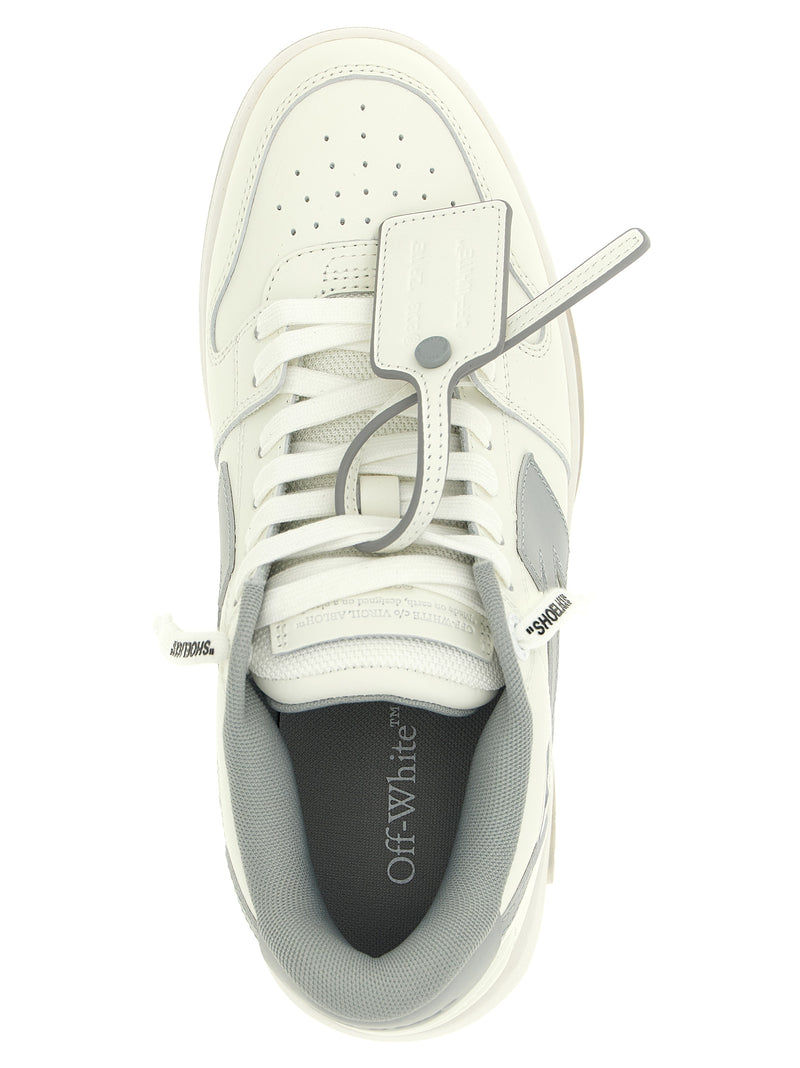 Baskets basses Off-White en cuir gris