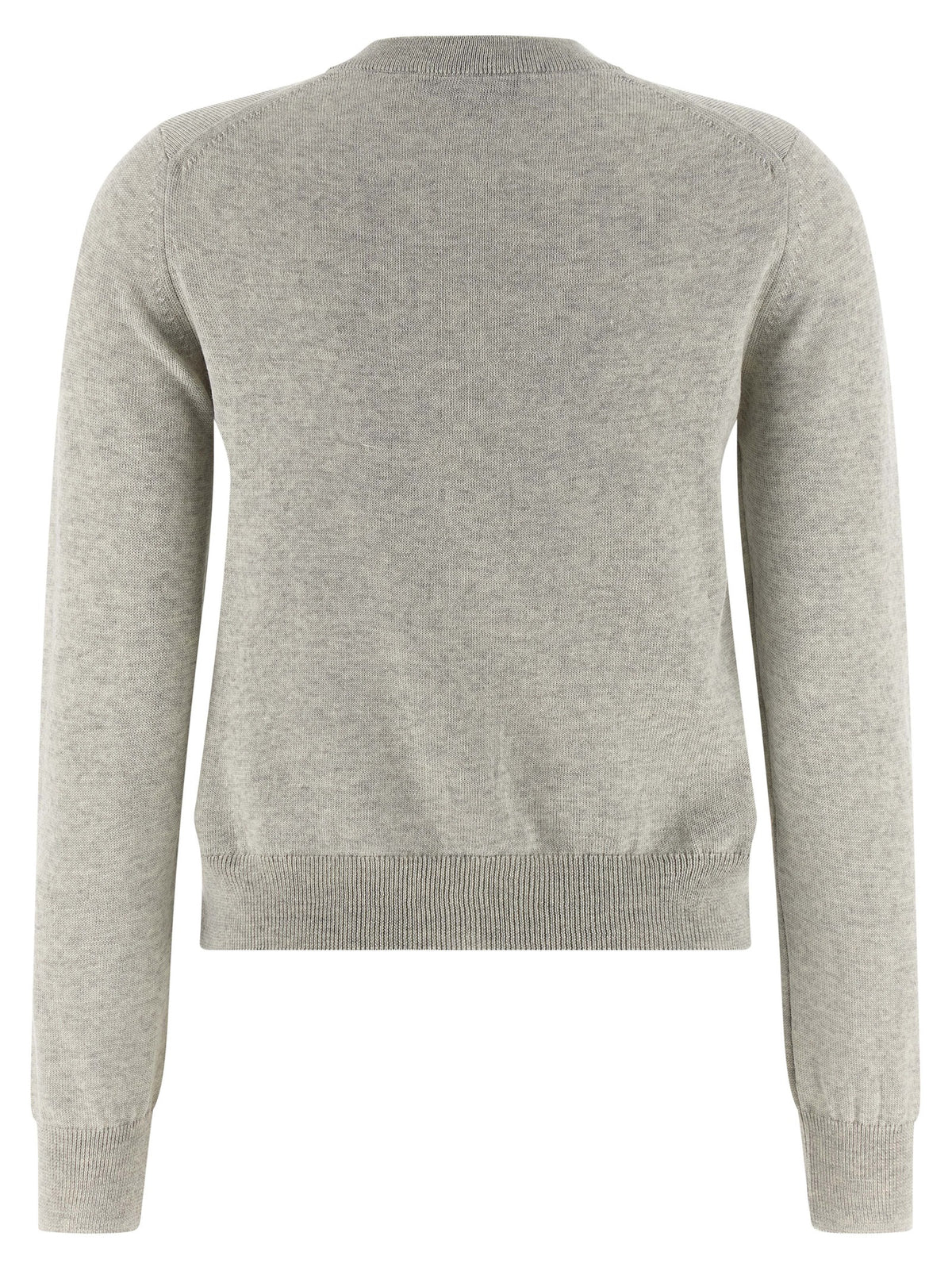 Maison Kitsuné Gray Virgin Wool Cardigan