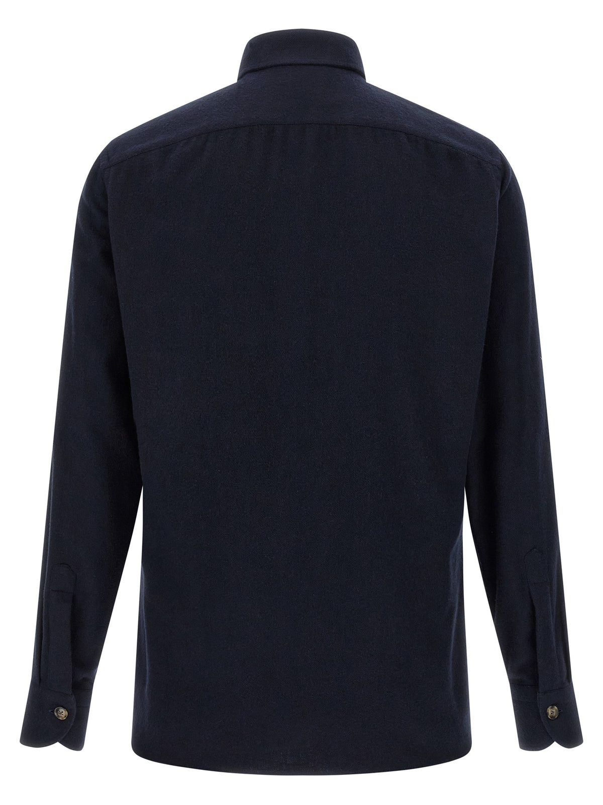 BORRIELLO Blue Cotton Blouse for Men