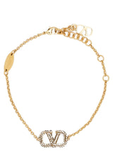 Bracelet en Acier Inoxydable Doré Valentino Garavani VLogo Signature