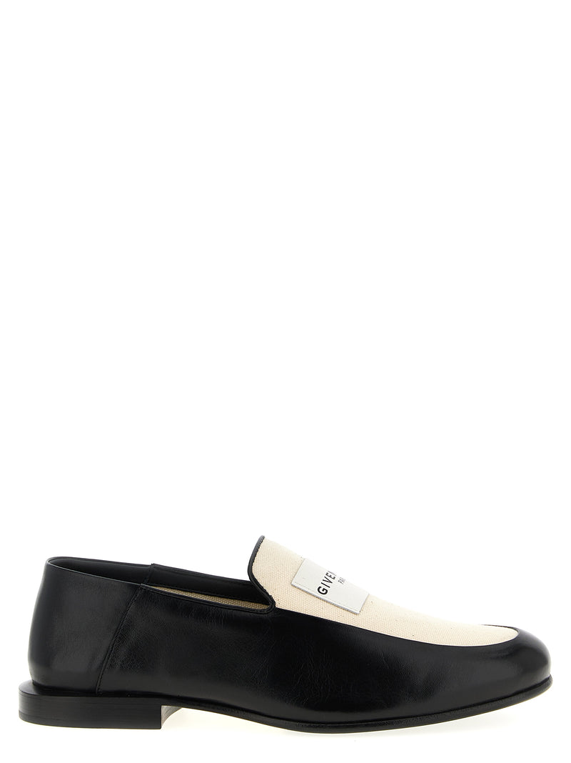 Givenchy Black Lamb Leather Slip-On Loafers for Women