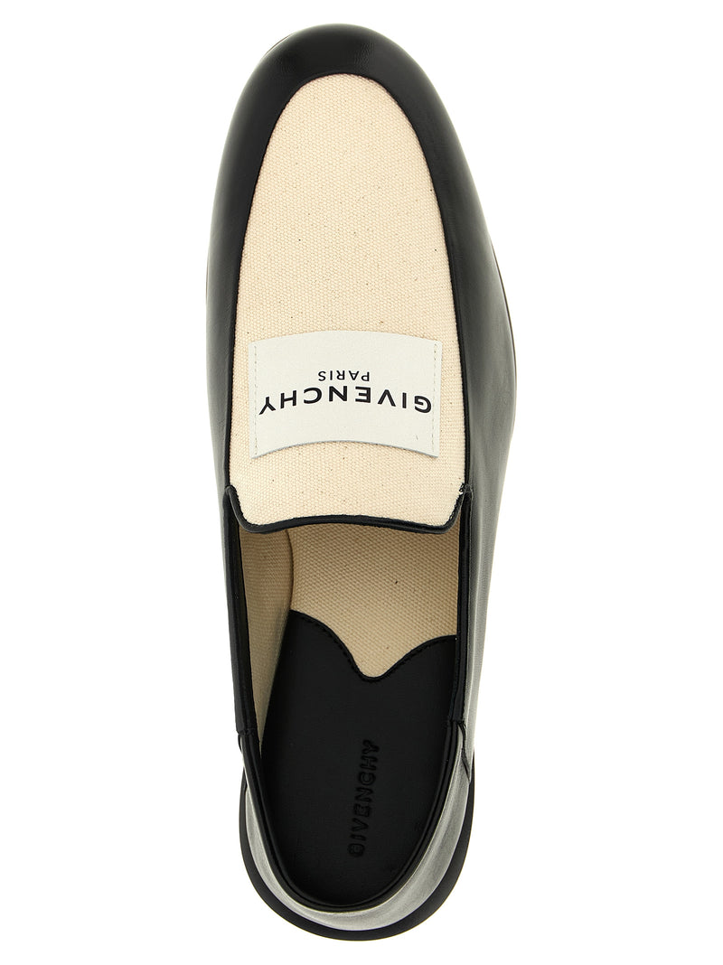 Givenchy Black Lamb Leather Slip-On Loafers for Women