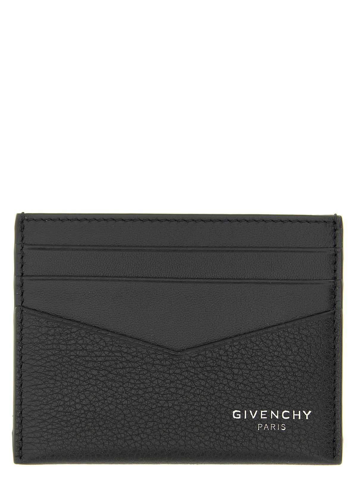 Porte-cartes Givenchy en cuir de veau noir