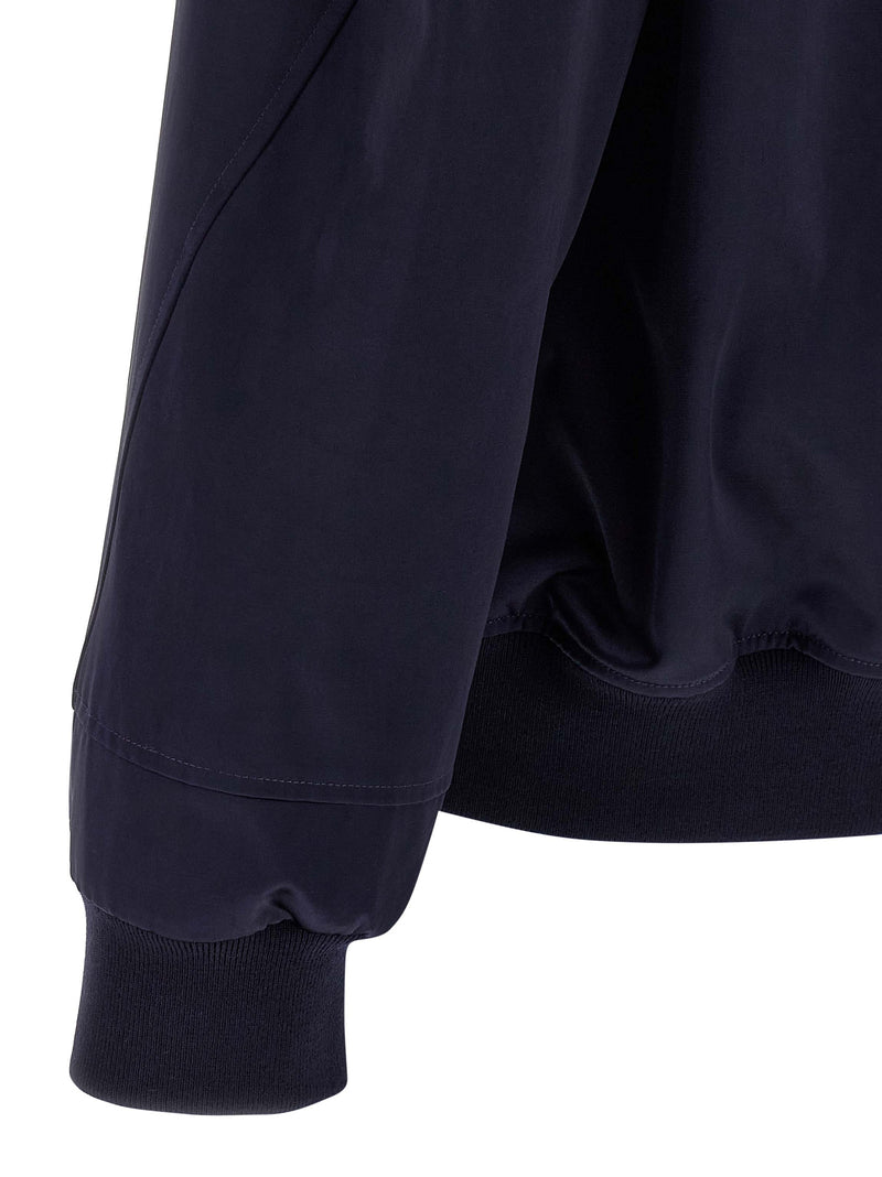 Givenchy Blue Cotton Bomber Jacket for Men