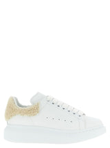 Alexander McQueen Beige Calfskin Chunky Sneakers for Women