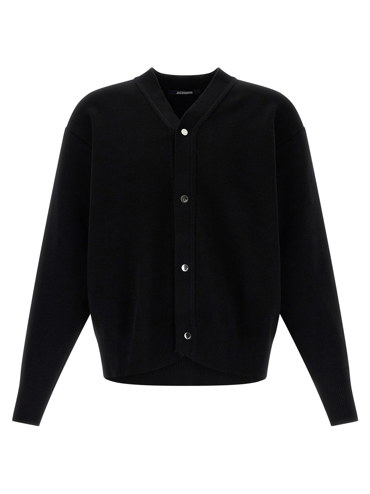 Jacquemus Cardigan en laine mérinos noir