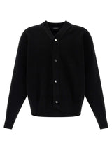 Jacquemus Cardigan en laine mérinos noir