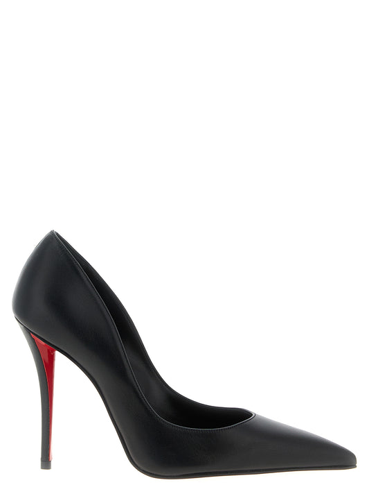 Christian Louboutin Miss Z Black Lamb Leather High Heel Pumps